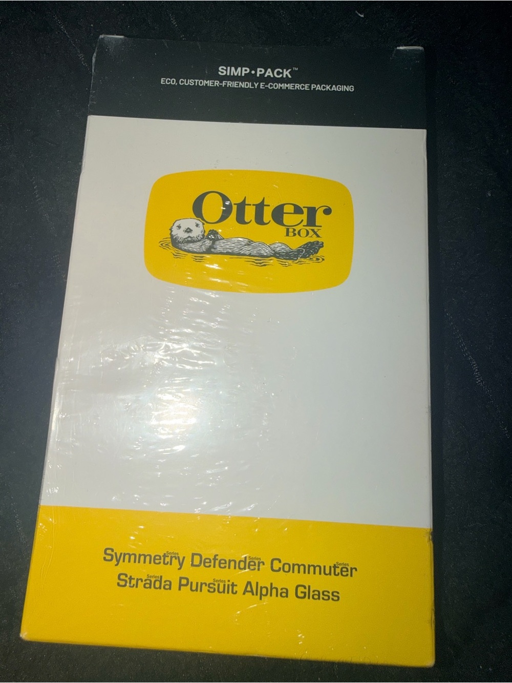 OtterBox Symmetry Series Case Packaging in Yellow and White